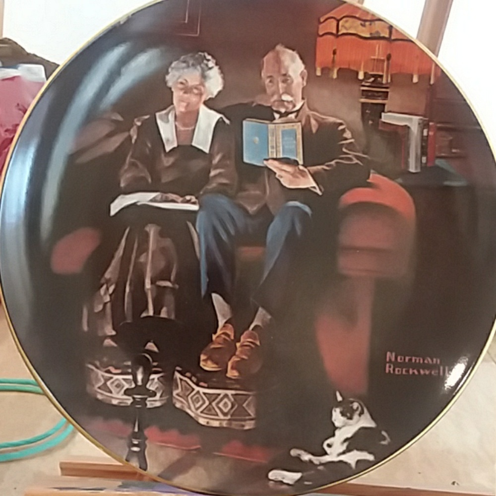 Original Norman rockwell collectors plate